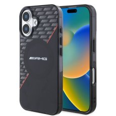 AMG Rhombs MagSafe zadný kryt pre iPhone 16 Plus Black/Red