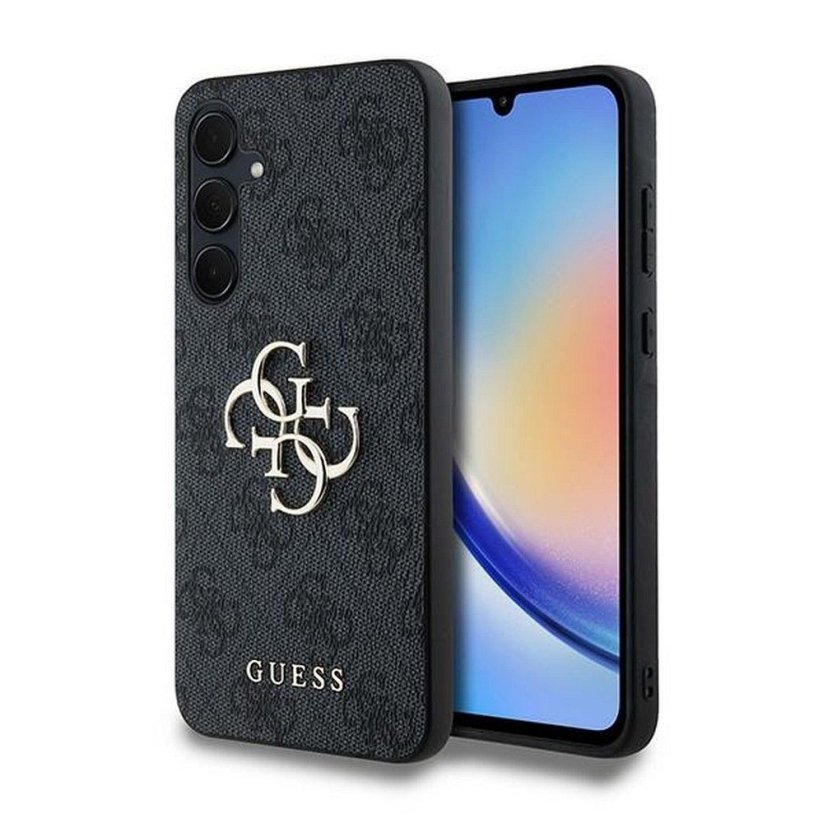 Kryt Guess Case Samsung Galaxy A35 Guhcsa354Gmggr (Pu Big 4G Metal Logo) Black