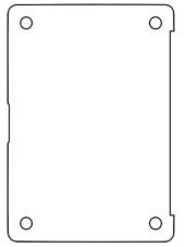 Hydrogel - ochranná fólie na spodnú stranu - MacBook Air M1