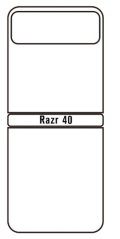 Hydrogel - zadná ochranná fólia - Motorola Razr 40 Hydrogel - zadná ochranná fólia - Motorola Razr 40