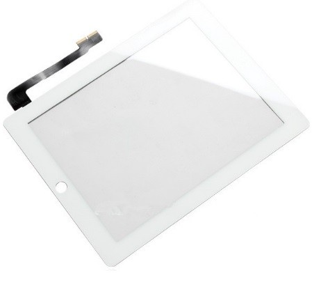 Apple iPad 3/iPad 4 - dotyková plocha, sklo (digitizér) originál - biela