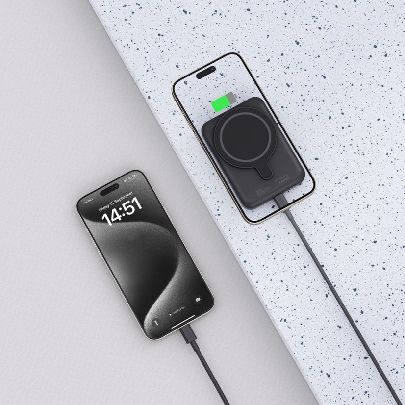 Externá Akkumulátor Tech-Protect Pb10 Lifemag Magsafe Power Bank 5000Mah Black