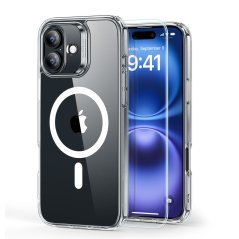 Ochranné sklo ESR Classic Hybrid Halolock Magsafe & Tempered Glass iPhone 16 Plus Clear Ochranné sklo ESR Classic Hybrid Halolock Magsafe & Tempered Glass iPhone 16 Plus Clear