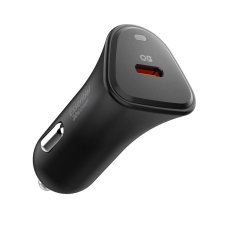 Spigen Essential Ev301 1portová nabíječka do auta 30W černá Spigen Essential Ev301 1portová nabíječka do auta 30W černá