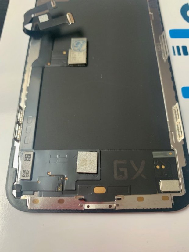Fekete OLED kijelző + érintőképernyős üveg Apple iPhone XS Max