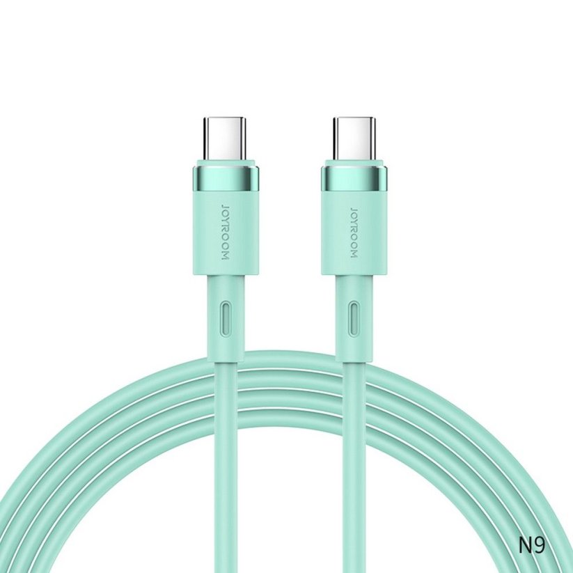 Kábel Joyroom S-1230N9 Type-C to Type-C Cable PD60W/3A 120cm Green