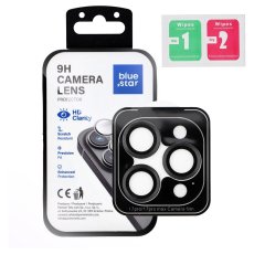 Edzett védőüveg Camera Lens Protector Blue Star Easy Install iPhone 17 Pro / 17 Pro Max Black