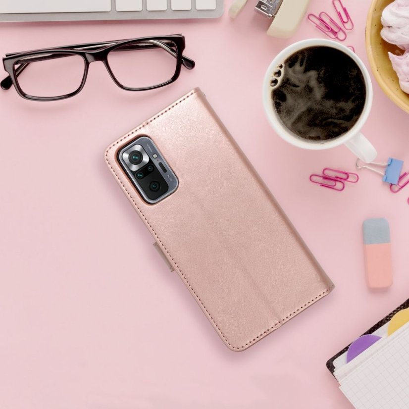 Kryt Mezzo Book Case Xiaomi Redmi Note 10 5G / Poco M3 Pro / Poco M3 Pro 5G Mandala Rose Gold