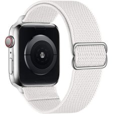 Scrunchie remienok pre Apple Watch (38/40/41mm) White Scrunchie remienok pre Apple Watch (38/40/41mm) White