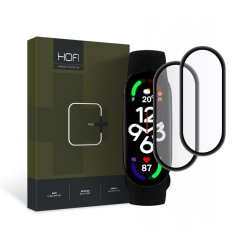 Ochranné sklo Hydbridné Sklo Hofi Hybrid Pro+ 2-Pack Xiaomi Mi Smart Band 7 / 7 Nfc Black