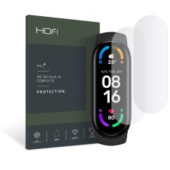 Ochranná fólia Hydrogelova fólia Hofi Anti-Spy Tvrdená Fólia Pro+ 2-Pack Xiaomi Mi Smart Band 5 / 6 / 6 Nfc Clear