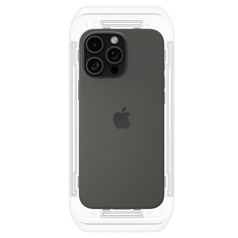edzett védőüveg Szkło Prywatyzujące Spigen Glas.Tr "Ez Fit Ac" 2-Pack iPhone 16 Pro / 17 / 17 Pro Privacy