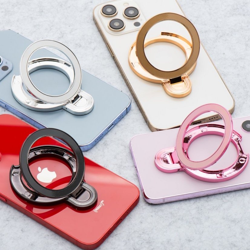 Phone Stand Circle - Stick-On - Pink