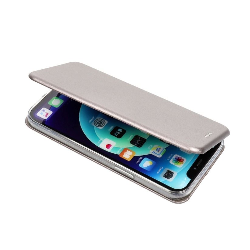 Kryt Book Elegance iPhone 13 Pro Max Grey