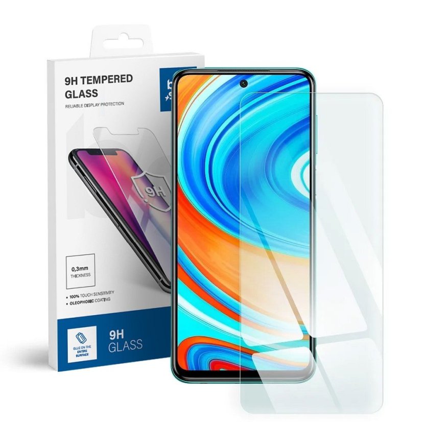 Edzett védőüveg to Xiaomi Redmi Note 9 Pro Blue Star