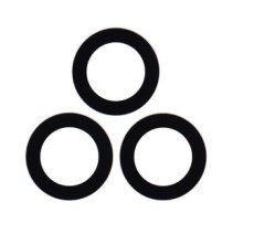 Náhradní sklo zadní kamery - Motorola Moto G82