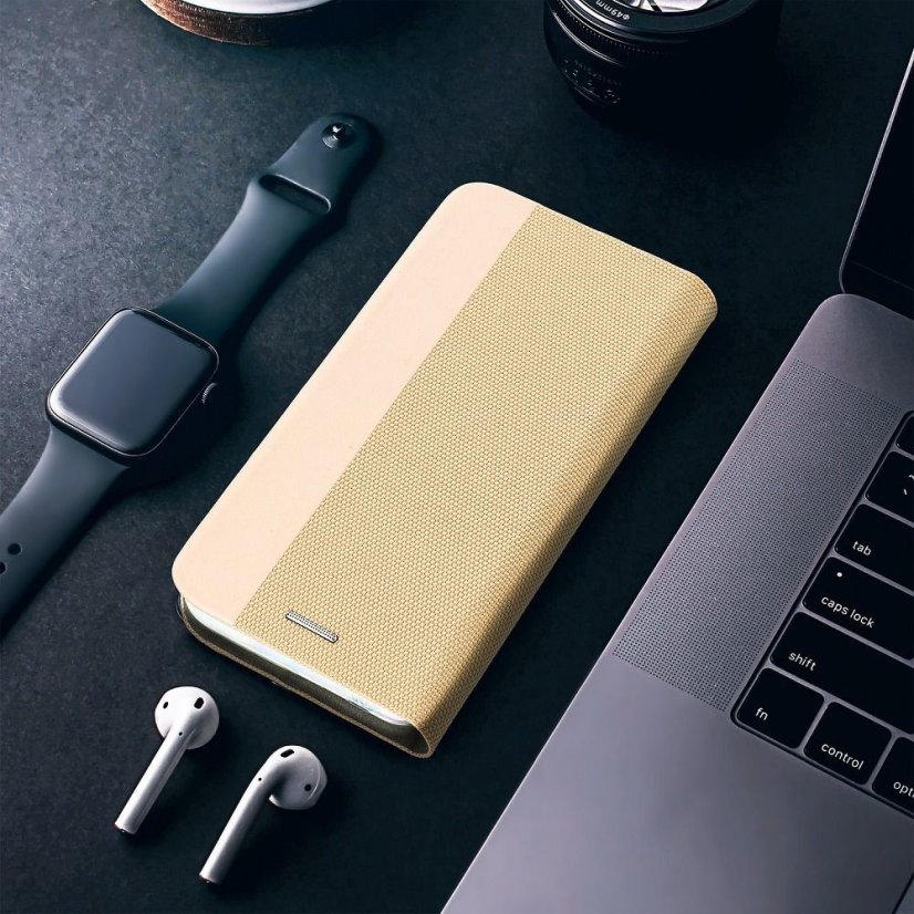 Borító SENSITIVE Book MOTOROLA MOTO G 5G Plus arany borító