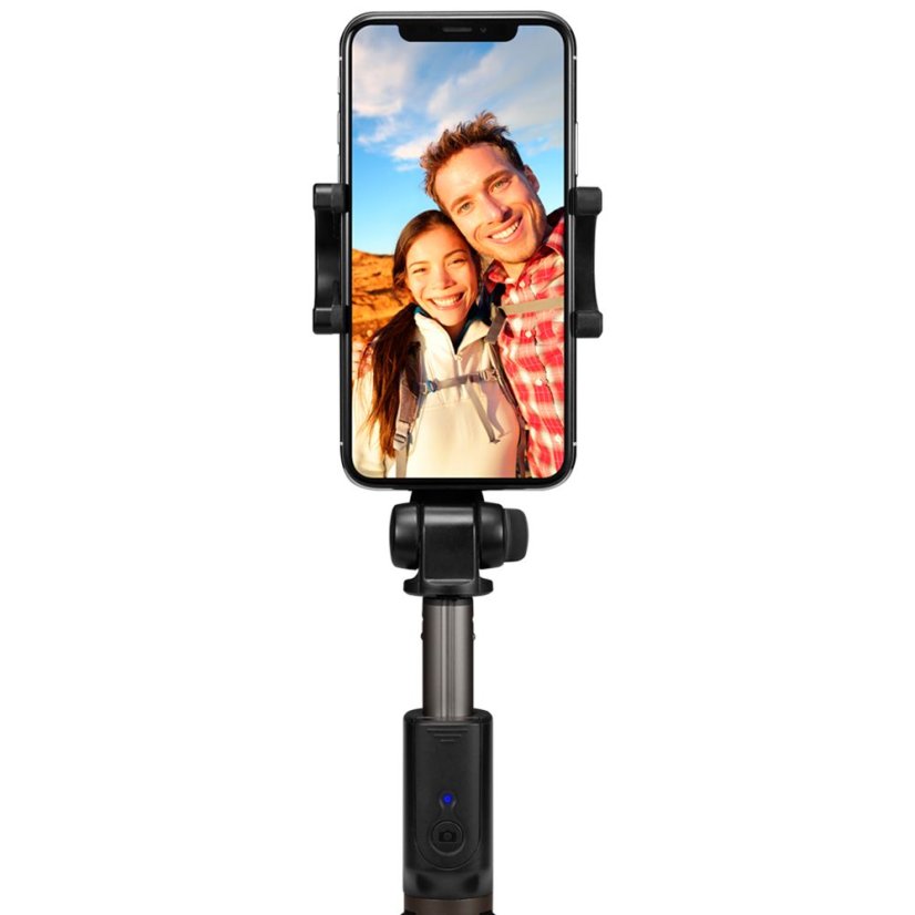 Selfie tyč Spigen S540W Bluetooth Selfie Stick Tripod Black