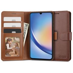 Kryt Tech-Protect Wallet Samsung Galaxy A34 5G Brown
