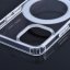 Kryt Case Samsung Galaxy S22 Ultra Clear Mag Cover (Str) s MagSafe Priesvitný
