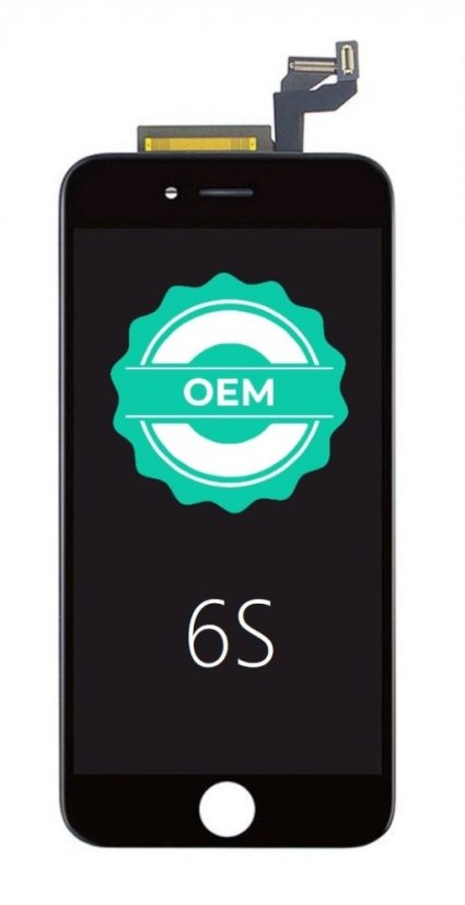 Fekete LCD iPhone 6S + OEM érintőpanel