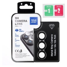 Edzett védőüveg Camera Lens Protector Blue Star Easy Install Samsung Galaxy S26 Plus Black