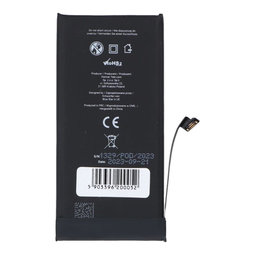 Akkumulátor Battery iPhone 13 mini 2406 mAh Blue Star HQ