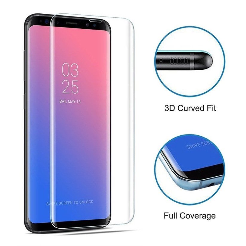 UV NANO GLASS 3D Samsung Galaxy S10 Plus - priesvitné