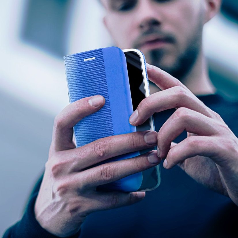 Kryt Sensitive Book iPhone 16 Pro Blue