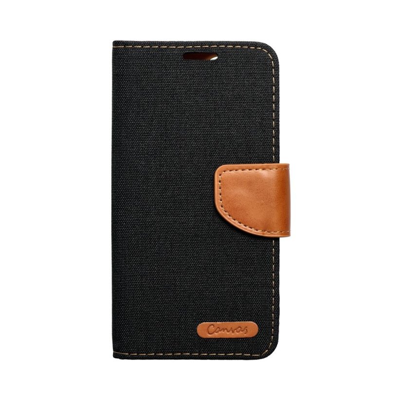 Kryt Canvas Book Case Xiaomi Redmi Note 12 5G Black