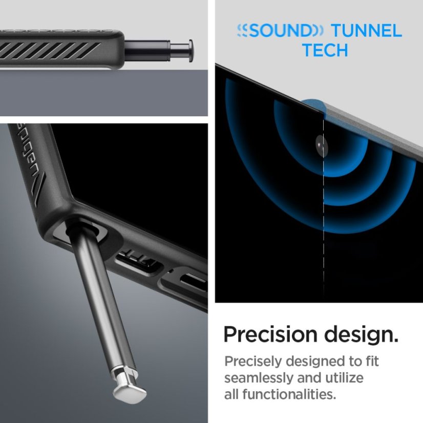 Tok Spigen Liquid Air Samsung Galaxy S23 Ultra Matte Black