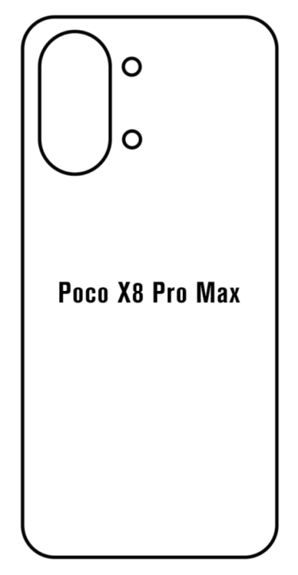 engaroGuard Hydrogel - zadná ochranná fólia - Xiaomi Poco X8 Pro Max