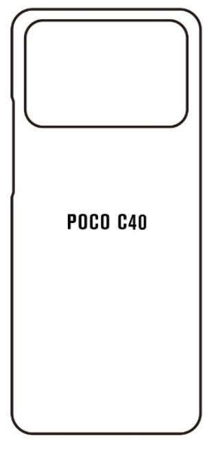 Hydrogel - zadná ochranná fólia - Xiaomi Poco C40