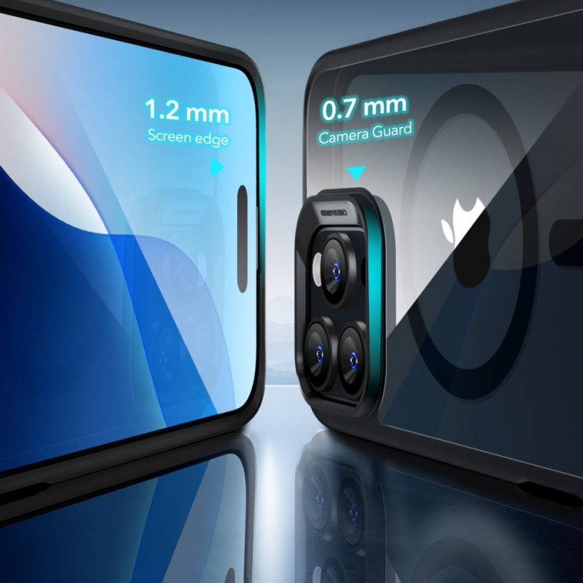 Ochranné sklo ESR Classic Hybrid Halolock Magsafe & Tempered Glass iPhone 16 Pro Max Clear/Black