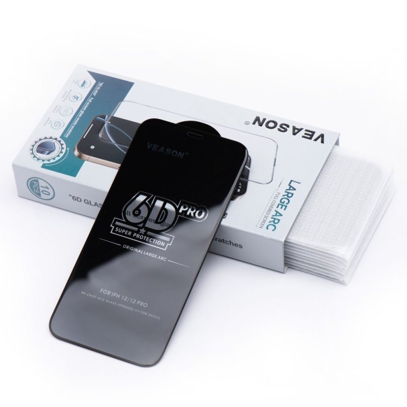 Ochranné tvrdené sklo 6D Pro Veason Glass (Set 10In1) - Xiaomi Redmi 14C Black