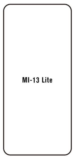 Hidrogél - védőfólia - Xiaomi 13 Lite