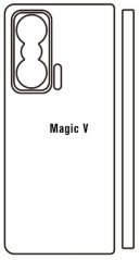 Hydrogel - zadná ochranná fólia - Huawei Honor Magic V Hydrogel - zadná ochranná fólia - Huawei Honor Magic V