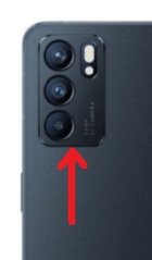 Náhradné sklo zadnej kamery - Oppo Reno6 Náhradné sklo zadnej kamery - Oppo Reno6