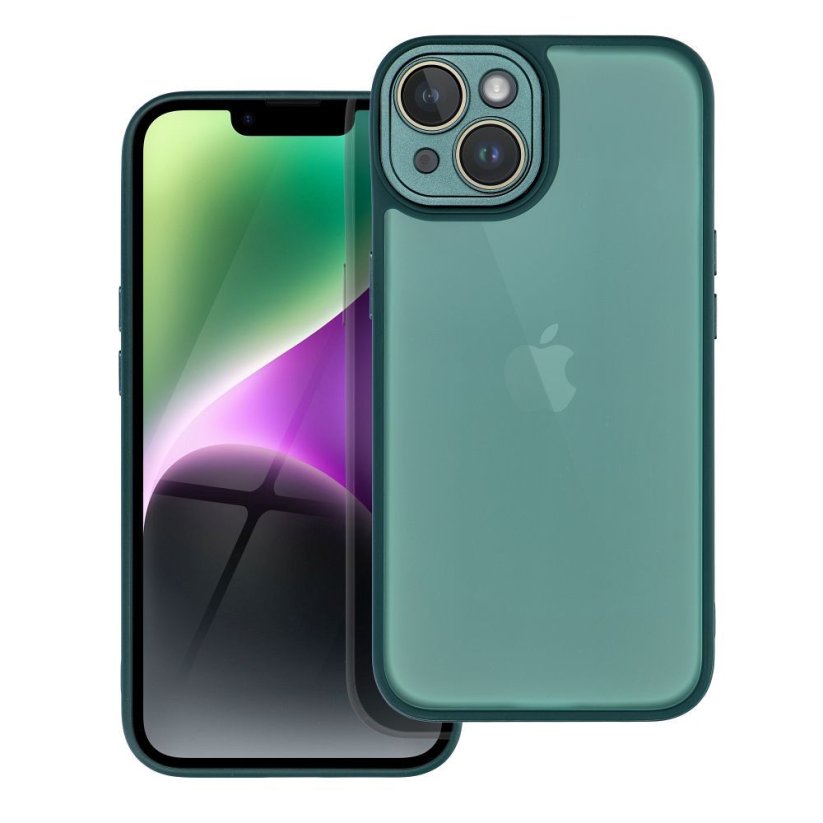 Kryt Ochranné sklo Variete Case iPhone 14 Dark Green