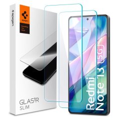 2ks v balení, set ochranných skiel Spigen Glas.Tr Slim 2-Pack Xiaomi Redmi Note 13 5G Clear 2ks v balení, set ochranných skiel Spigen Glas.Tr Slim 2-Pack Xiaomi Redmi Note 13 5G Clear