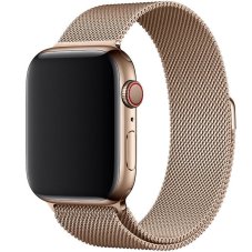 Remienok Loop Milanese Apple Watch 42/44/45mm Gold