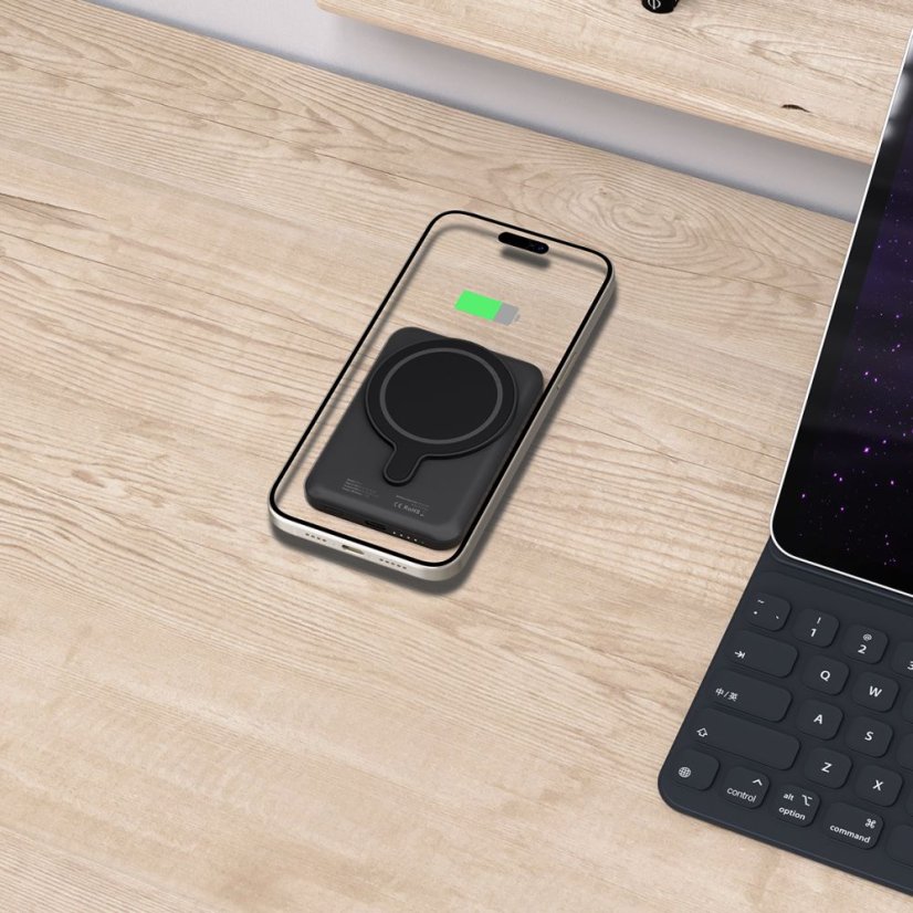 Externá Akkumulátor Tech-Protect Pb10 Lifemag Magsafe Power Bank 5000Mah Black