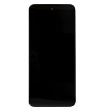 Kijelző kerettel Xiaomi Redmi 10 (2022) Black (Service Pack - eredeti pótalkatrész)