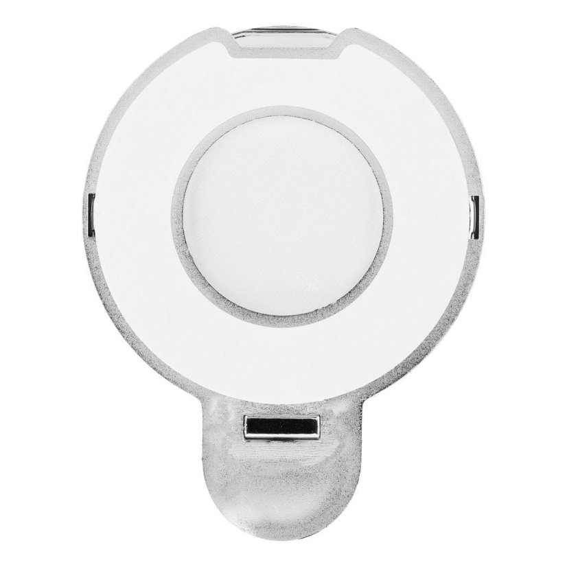 Phone Stand Circle Mirror - Stick-On - Black