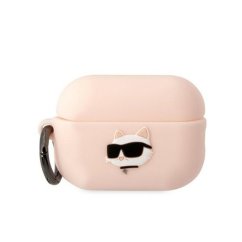 Kryt Original Case Karl Lagerfeld Klap2Runchp Apple Airpods Pro 2 (3D Sil Nft Choupette / Pink)