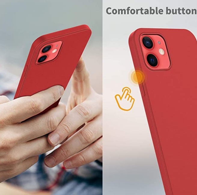 Slim Minimal iPhone 12 red