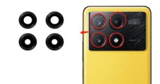 Csere hátsó kameraüveg - Xiaomi Poco X6 Pro