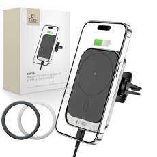Držiak do auta Tech-Protect Cw19 Magnetic Magsafe Vent Car Mount vezeték nélküli töltő Black