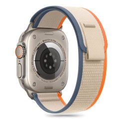 Remienok Tech-Protect Nylon Stripe Apple Watch 6 / 7 / 8 / 9 / 10 / SE / Ultra 1 / 2 (44 / 45 / 46 / 49 mm) Cream/Orange Remienok Tech-Protect Nylon Stripe Apple Watch 6 / 7 / 8 / 9 / 10 / SE / Ultra 1 / 2 (44 / 45 / 46 / 49 mm) Cream/Orange