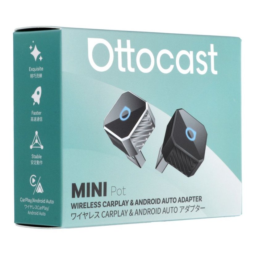 Wireless Car Adapter Ottocast mini Cube T3 Black